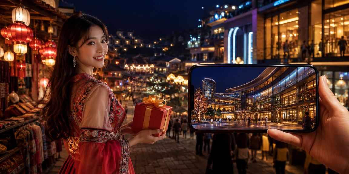 Người dùng đăng nhập tài khoản casino di động tại chợ đêm Sapa